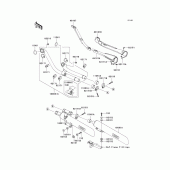 Схема вузла: Вихлопна система для Kawasaki VN2000 Vulcan 2000