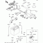 Схема узла: Электрооборудование для Kawasaki VN1500 VN1500 Classic