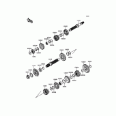 Схема вузла: Трансмісія для Kawasaki BX250 NINJA 250SL ABS