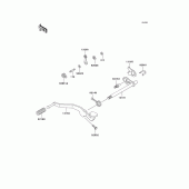 Схема узла: Переключатель передач для Kawasaki BR125 Bajaj Wind