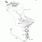Схема вузла: Fuel pump для Kawasaki ZG1400 1400GTR ABS