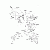 Схема вузла: Fenders для Kawasaki ZX636 Ninja ZX-6R