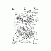 Схема вузла: Картер двигуна для Kawasaki EJ800 W800