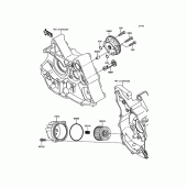 Схема вузла: Масляний насос для Kawasaki KLX110 KLX110