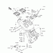 Схема вузла: Air cleaner(b3h/b4h) для Kawasaki ZX1200 Ninja ZX-12R