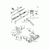 Схема вузла: Троси для Kawasaki KL650 KLR650