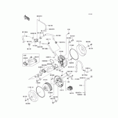 Схема вузла: Air cleaner(1/2) для Kawasaki VN1600 Vulcan 1600 Nomad