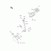 Схема вузла: Brake pedal/torque link для Kawasaki VN1700 Vulcan 1700 Classic LT