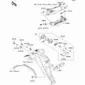 Схема узла: Taillight(s) для Kawasaki ZR750 Z750