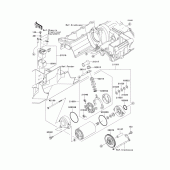 Схема узла: Starter motor для Kawasaki ZX1200 ZZR1200