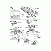 Схема узла: Электрооборудование для Kawasaki KLE650 Versys 650