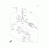 Схема вузла: Starter motor для Kawasaki KLX400 KLX400SR
