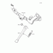 Схема вузла: Stand(s) для Kawasaki VN1500 VN-15
