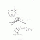 Схема вузла: Decals(Chf) для Kawasaki KLX140 KLX140G