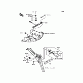 Схема вузла: Taillight(s) для Kawasaki KLZ1000 Versys 1000 LT