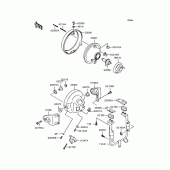 Схема вузла: Фара для Kawasaki ZR1100 Zephyr 1100RS