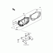 Схема вузла: Meter(s) для Kawasaki ZR800 Z800