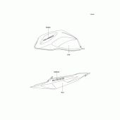 Схема вузла: Decals(red)(a2) для Kawasaki ZR1000 Z1000