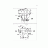 Схема вузла: Болти картера двигуна для Kawasaki ZG1400 Concours 14 ABS
