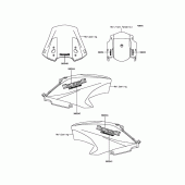 Схема вузла: Decals(White) для Kawasaki KLE650 Versys 650 ABS