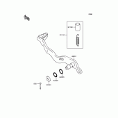 Схема узла: Лапка тормоза для Kawasaki KLX250 D-Tracker