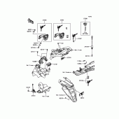 Схема вузла: Замок запалювання для Kawasaki ZR800 Z800