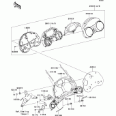 Схема узла: Meter(s) для Kawasaki ZG1400 1400GTR ABS