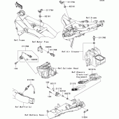 Схема узла: Fuel injection для Kawasaki ZR750 Z750