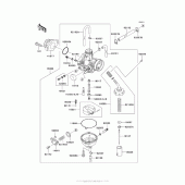 Схема узла: Карбюратор для Kawasaki KLX140 KLX140