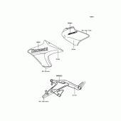 Схема вузла: Decals(Black) для Kawasaki ER650 ER-6N