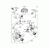Схема вузла: Аксесуар для Ліжка для Kawasaki KLE250 Versys-X 250 ABS