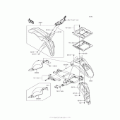 Схема узла: Крыло для Kawasaki KL650 KLR650