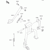 Схема вузла: Stand(s) для Kawasaki ER500 ER-5