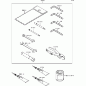 Схема вузла: Owner`s tools для Kawasaki ZR1100 Zephyr 1100