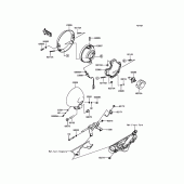 Схема вузла: Headlight(s)(UK) для Kawasaki VN900 Vulcan 900 Custom