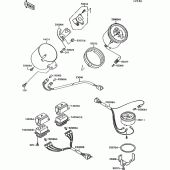 Схема вузла: Meter(s) для Kawasaki VN1500 VN-15