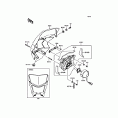 Схема вузла: Headlight(s) для Kawasaki KLX450 KLX450R