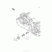 Схема вузла: Водяний насос Kawasaki VN1700 Vulcan 1700 Voyager ABS