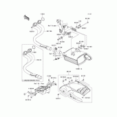 Схема вузла: Вихлопна система для Kawasaki ER650 ER-6N ABS