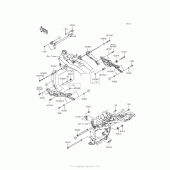 Схема вузла: Кріплення для Kawasaki ZR800 Z800