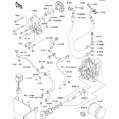 Схема вузла: Масляний насос для Kawasaki VN1600 VN1600 Mean Streak