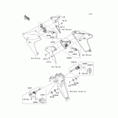 Схема вузла: Поворотники для Kawasaki ER650 ER-6N ABS