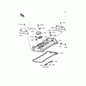 Схема вузла: Клапанна кришка для Kawasaki EN650 Vulcan S ABS