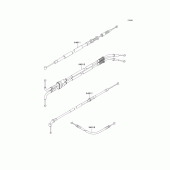 Схема узла: Тросики для Kawasaki ZX1200 Ninja ZX-12R