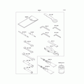 Схема вузла: Owners tools для Kawasaki ZX600 Ninja ZX-6R