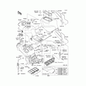 Схема узла: Топливный бак(1/2)(b1/b2) для Kawasaki ZX1200 Ninja ZX-12R