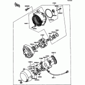 Схема узла: Генератор для Kawasaki ZX900 GPZ900R