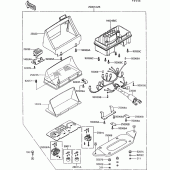 Схема вузла: Meter(s)(zg1000-a7) для Kawasaki ZG1000 1000GTR