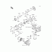 Схема узла: Масляный насос для Kawasaki ZX1000 Z1000SX