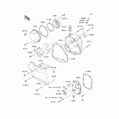 Схема вузла: Engine cover(s) для Kawasaki ZR750 ZR-7S